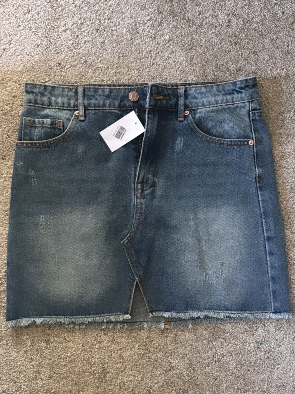 Dry goods denim skirt